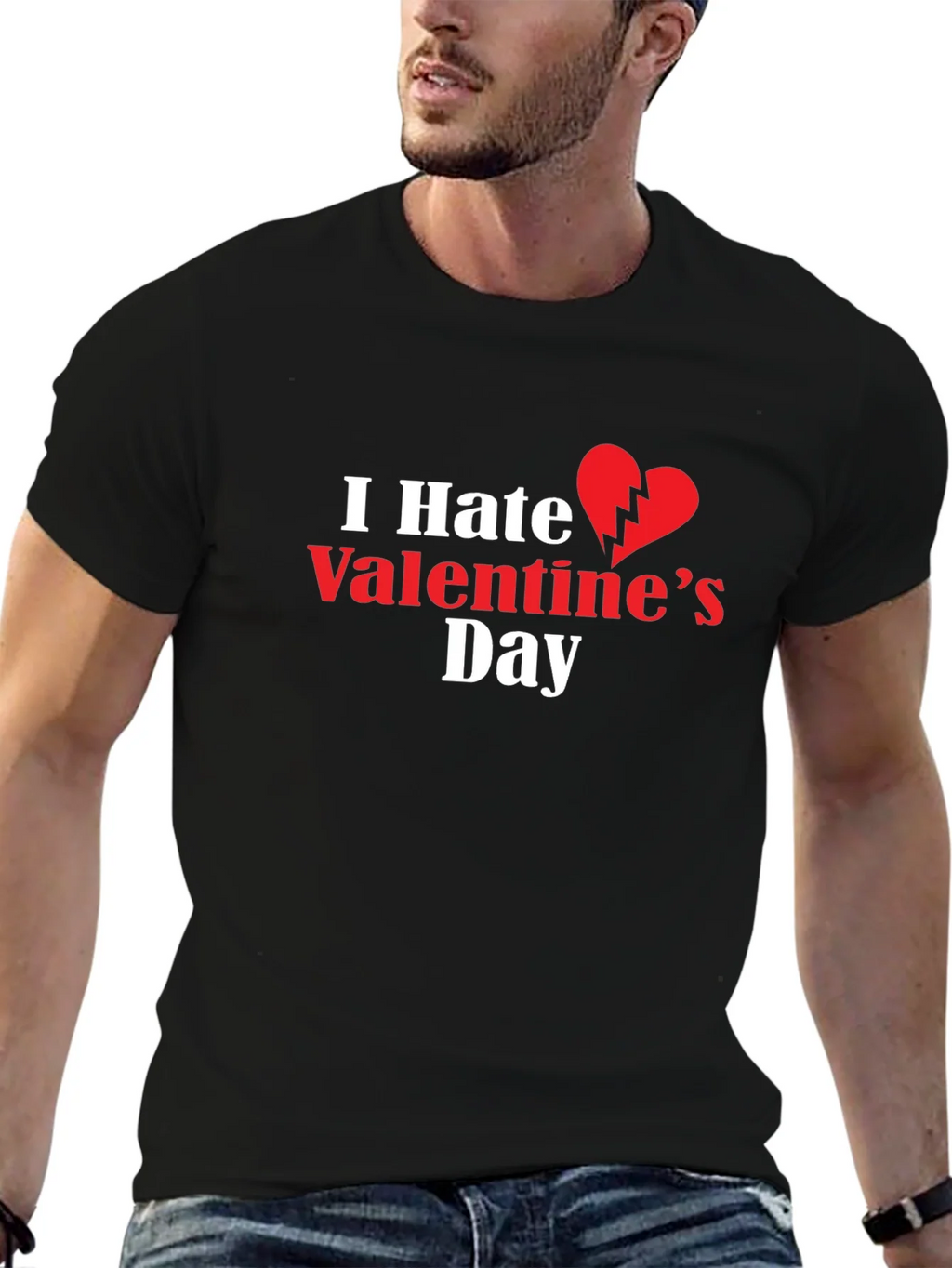I Hate Valentines Day Graphic Tee product image 1