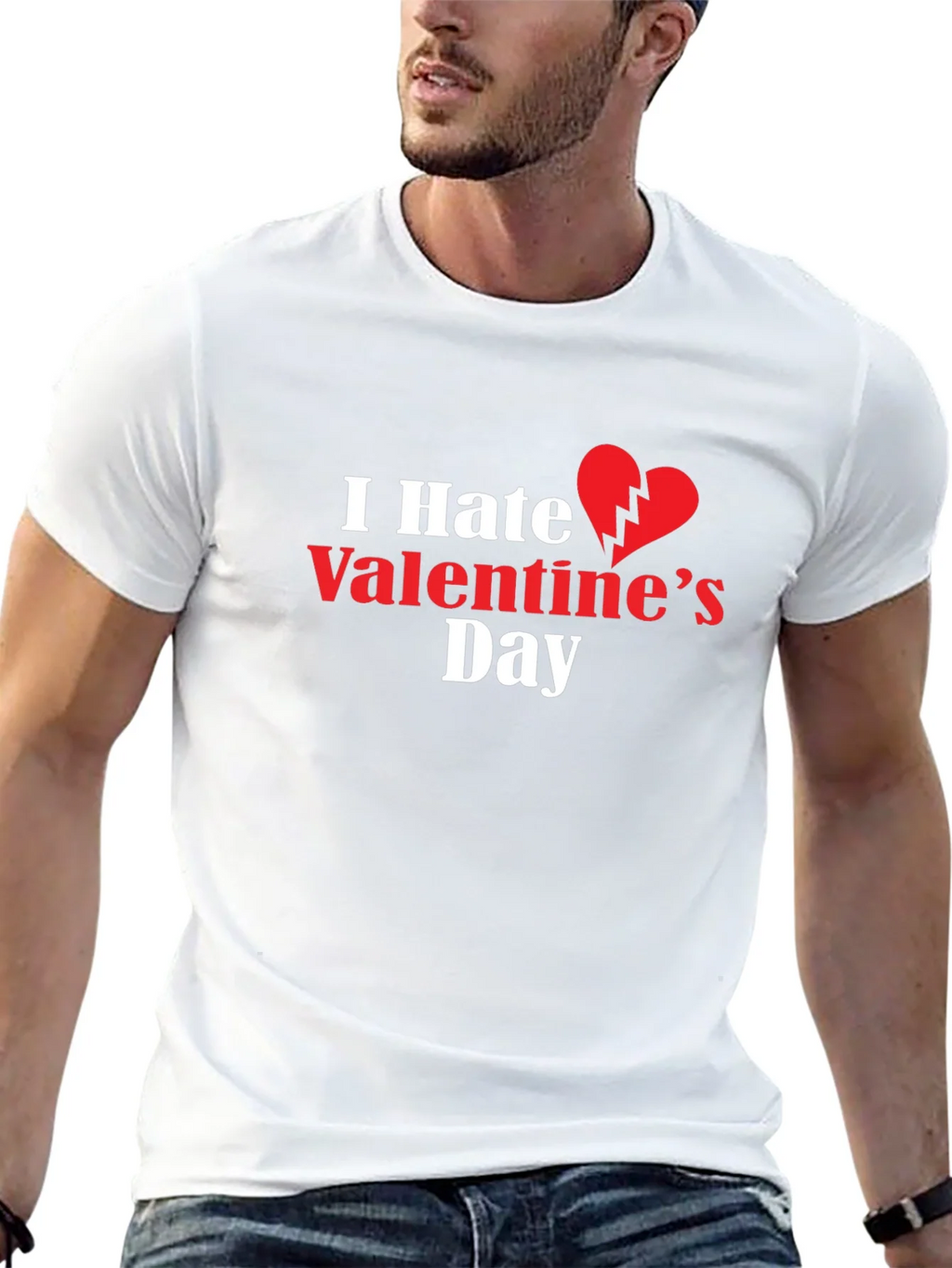I Hate Valentines Day Graphic Tee product image 3