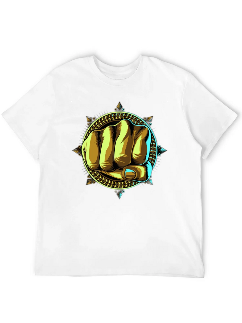 Fist Graphic Print Black T-Shirt product image 4