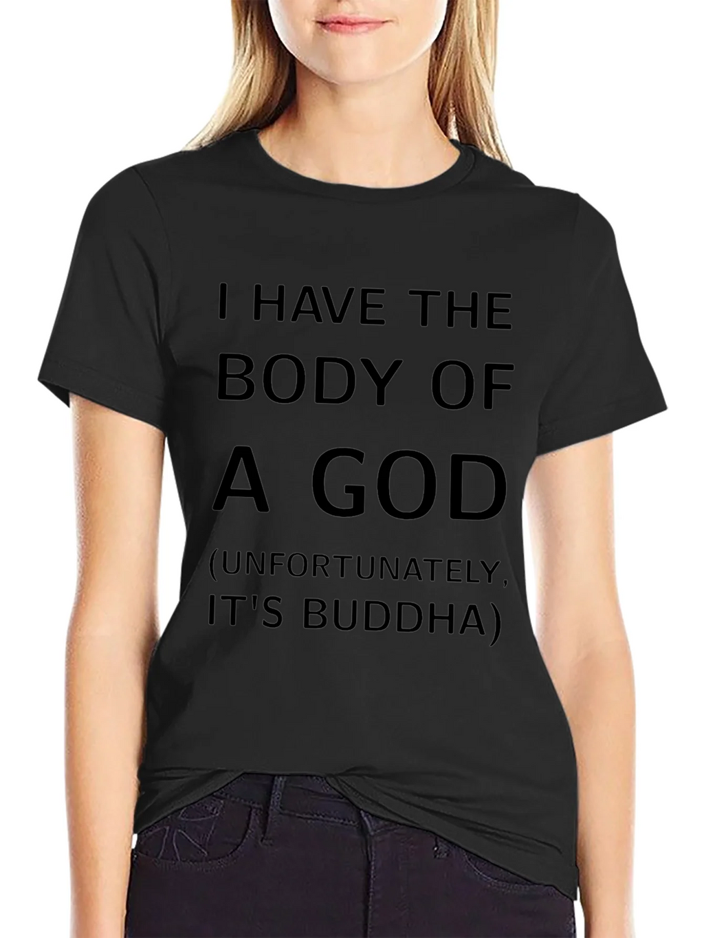 Funny Buddha Body Graphic T-Shirt product image 2