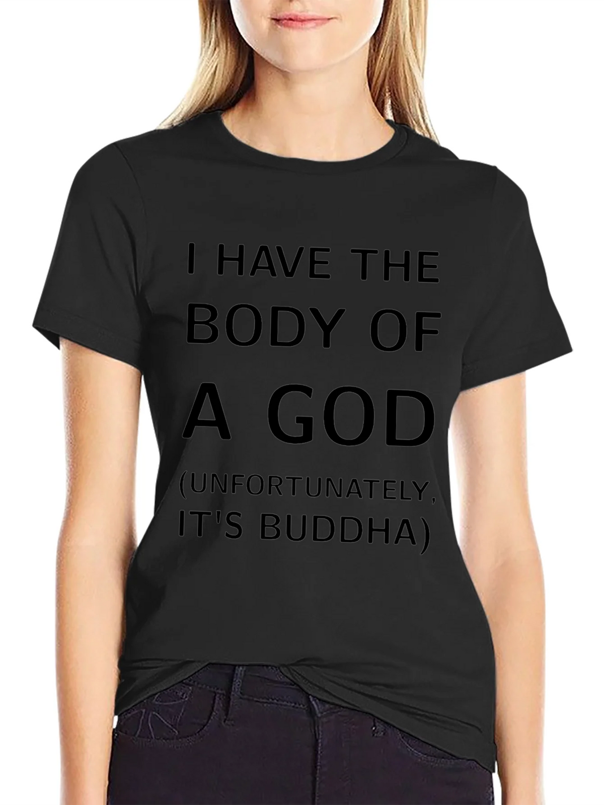 Funny Buddha Body Graphic T-Shirt product image 2