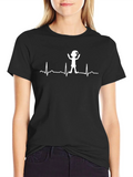 Elf Heartbeat Graphic Tee - Holiday Cheer product image 1