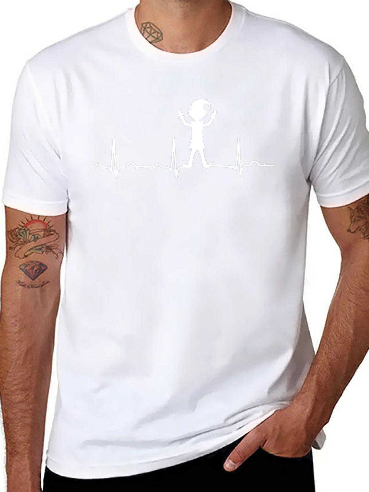 Elf Heartbeat Graphic Tee - Holiday Cheer product image 6