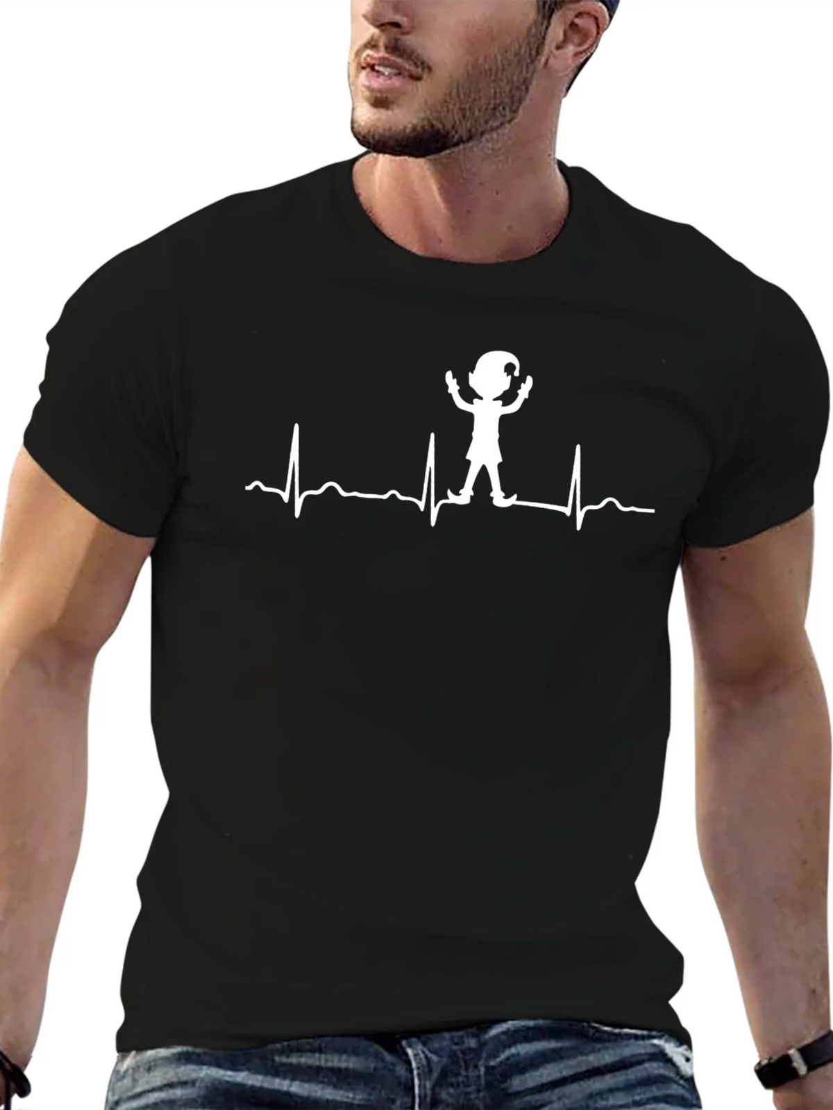 Elf Heartbeat Graphic Tee - Holiday Cheer product image 5