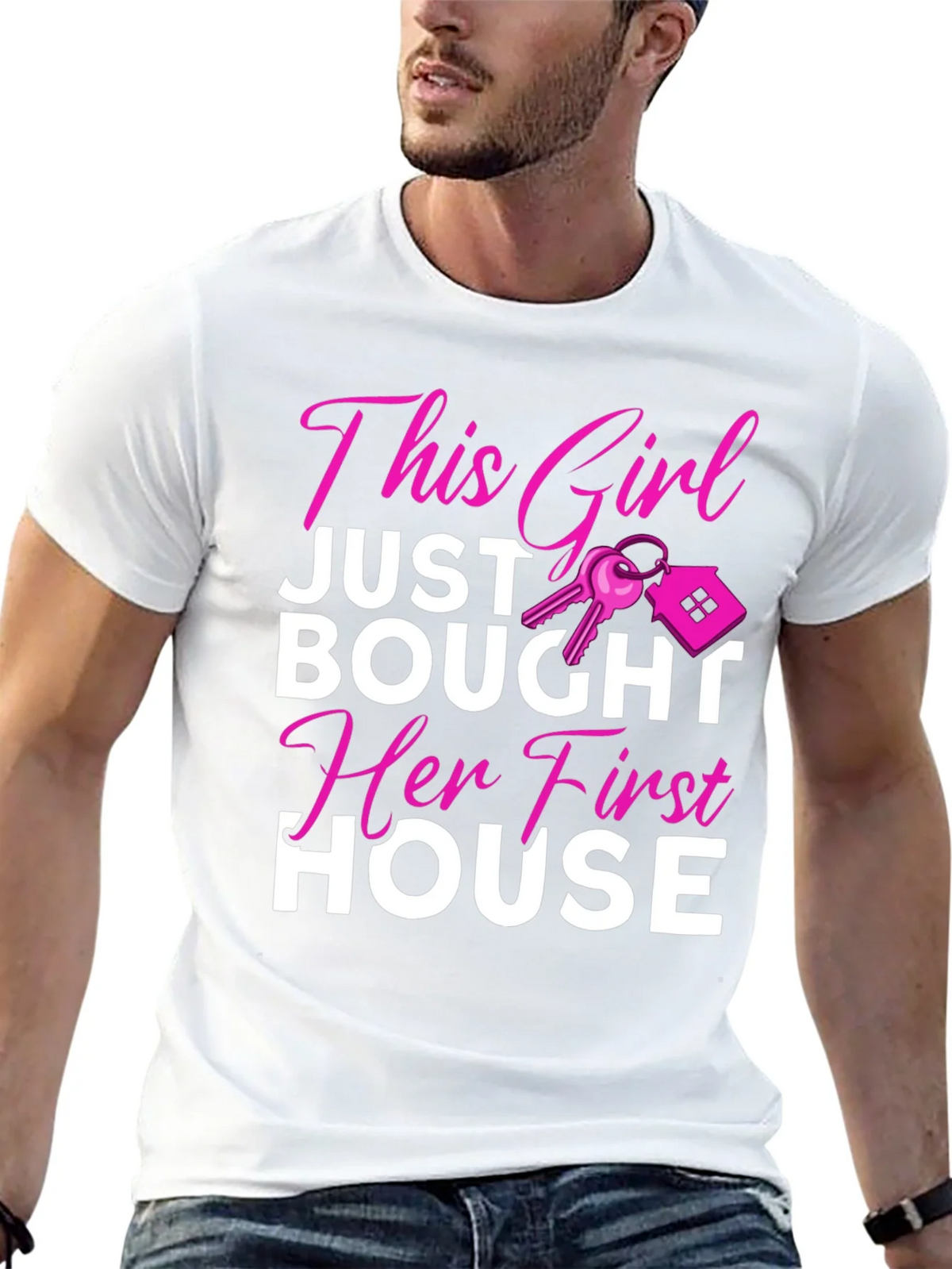 This Girl Just Bought Her First House T-Shirt product image 4