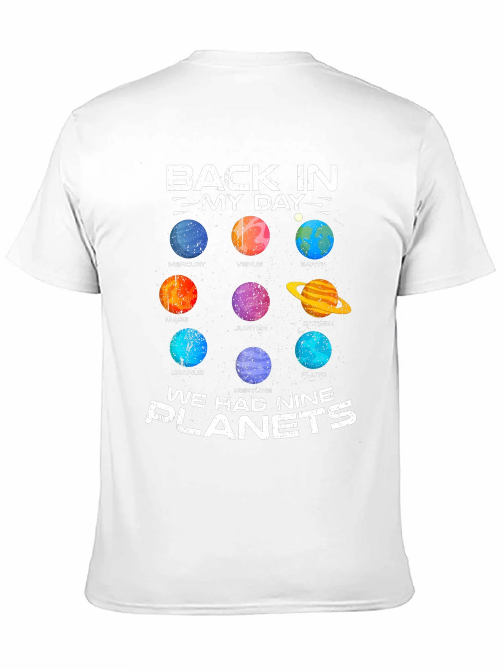 Retro Solar System T-Shirt - Nine Planets product image 10