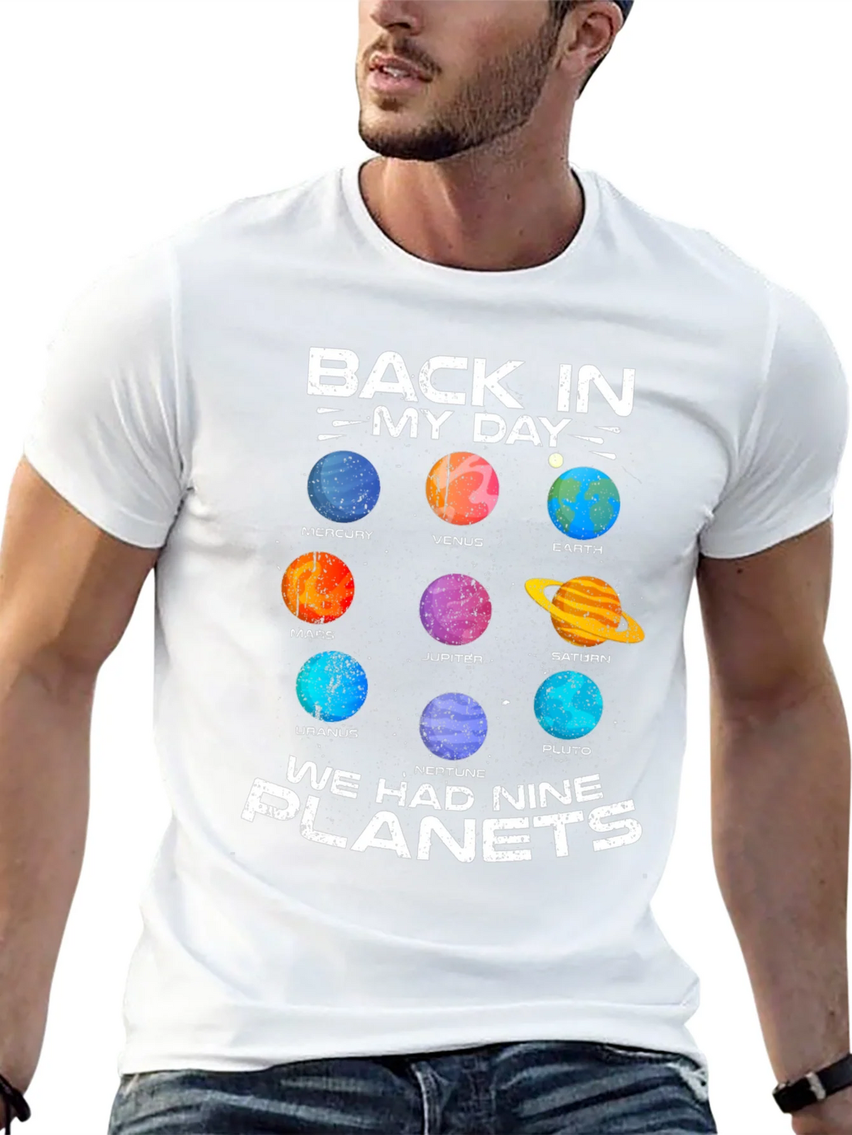Retro Solar System T-Shirt - Nine Planets product image 12