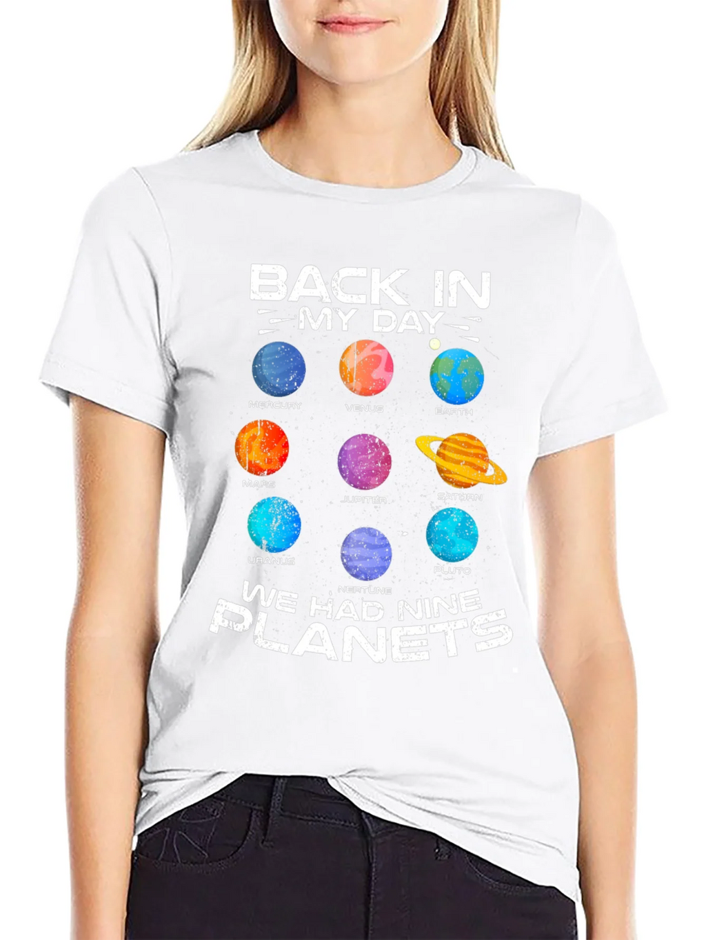 Retro Solar System T-Shirt - Nine Planets product image 8