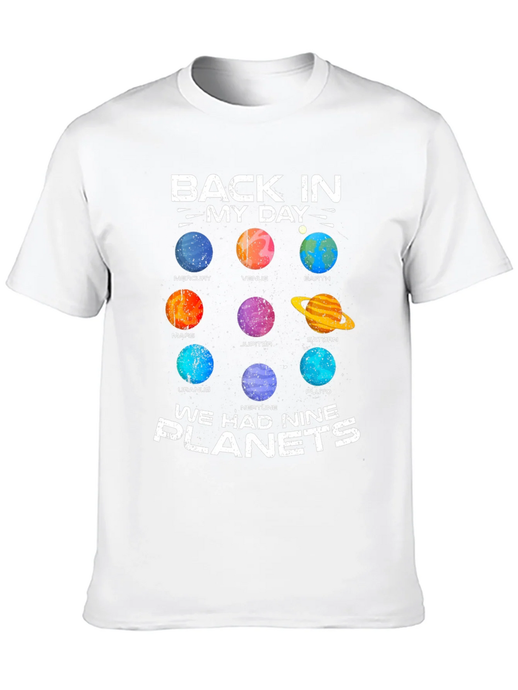 Retro Solar System T-Shirt - Nine Planets product image 9