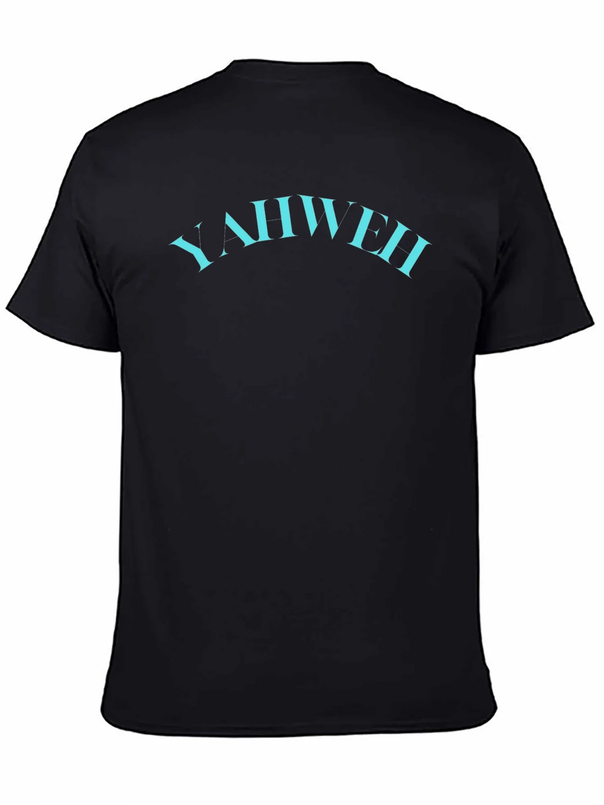 YAHWEH Graphic Tee - Modern Black T-Shirt product image 4