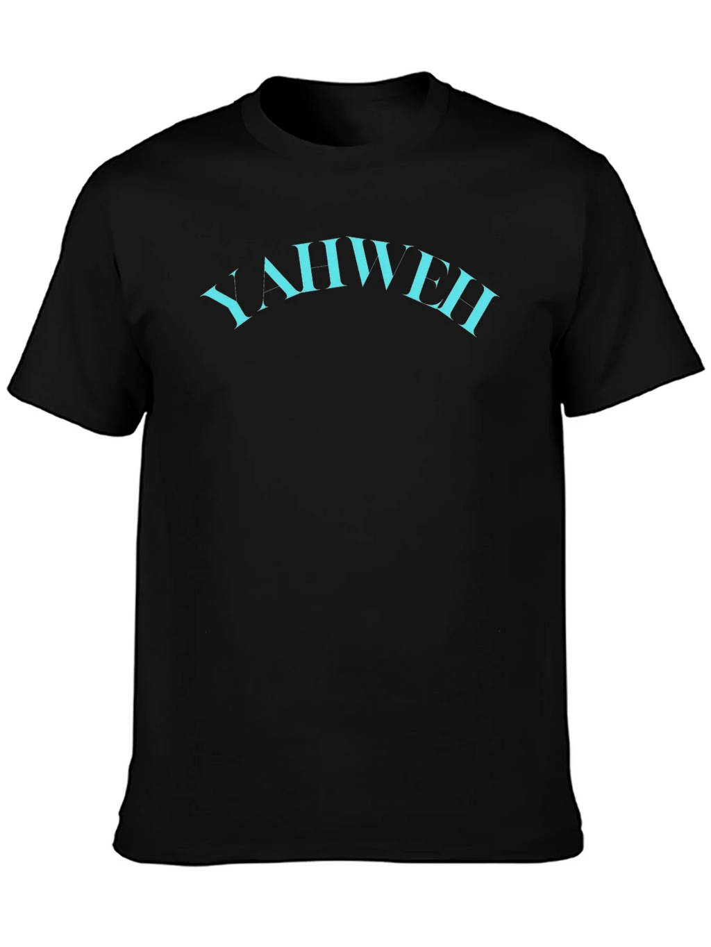 YAHWEH Graphic Tee - Modern Black T-Shirt product image 3