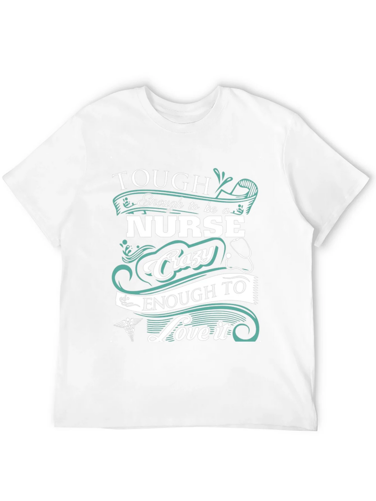 Tough Enough to be a Nurse Crazy to Love it T-Shirt product image 11