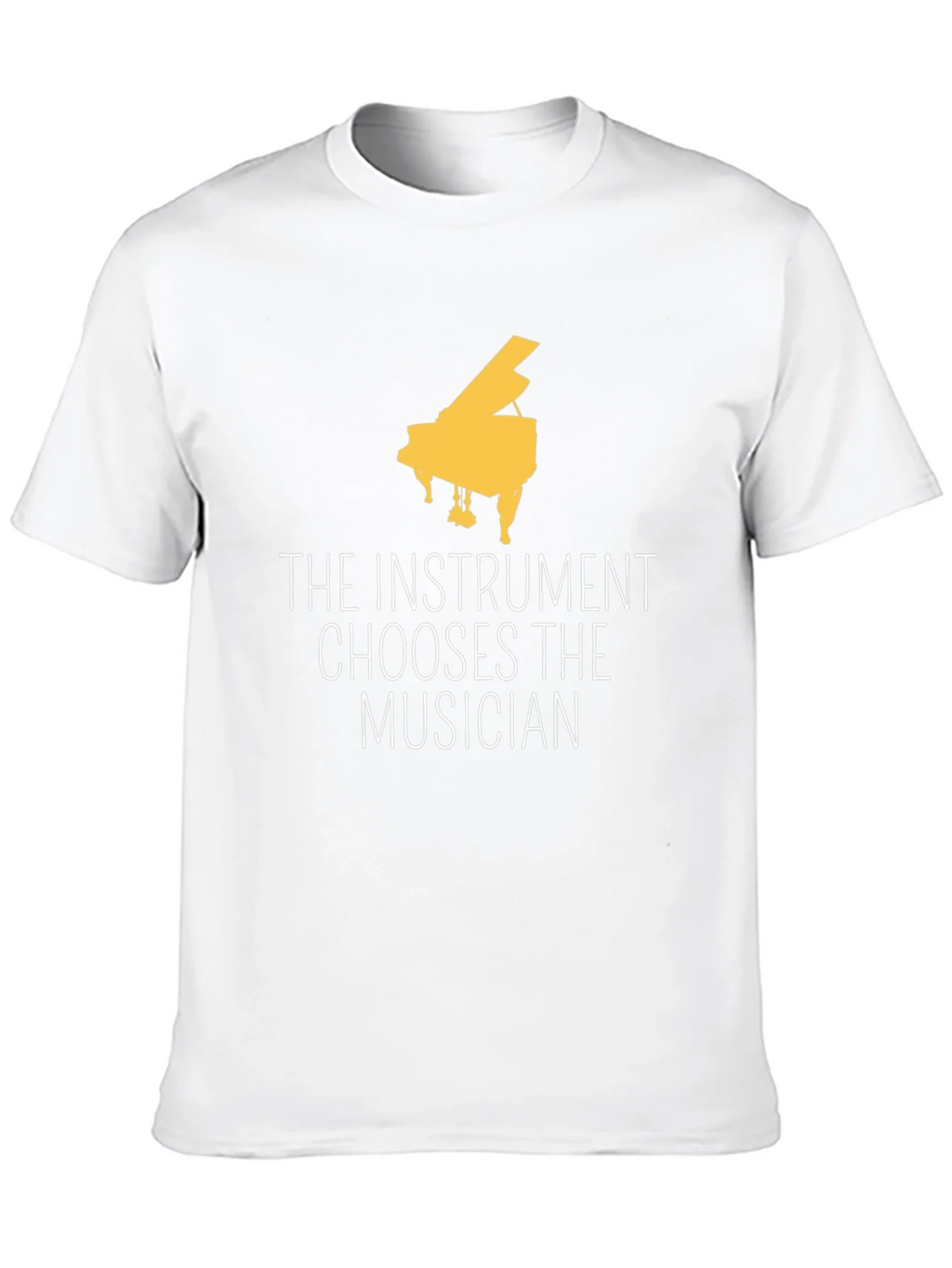 The Instrument Chooses Musician Black Tee product image 9
