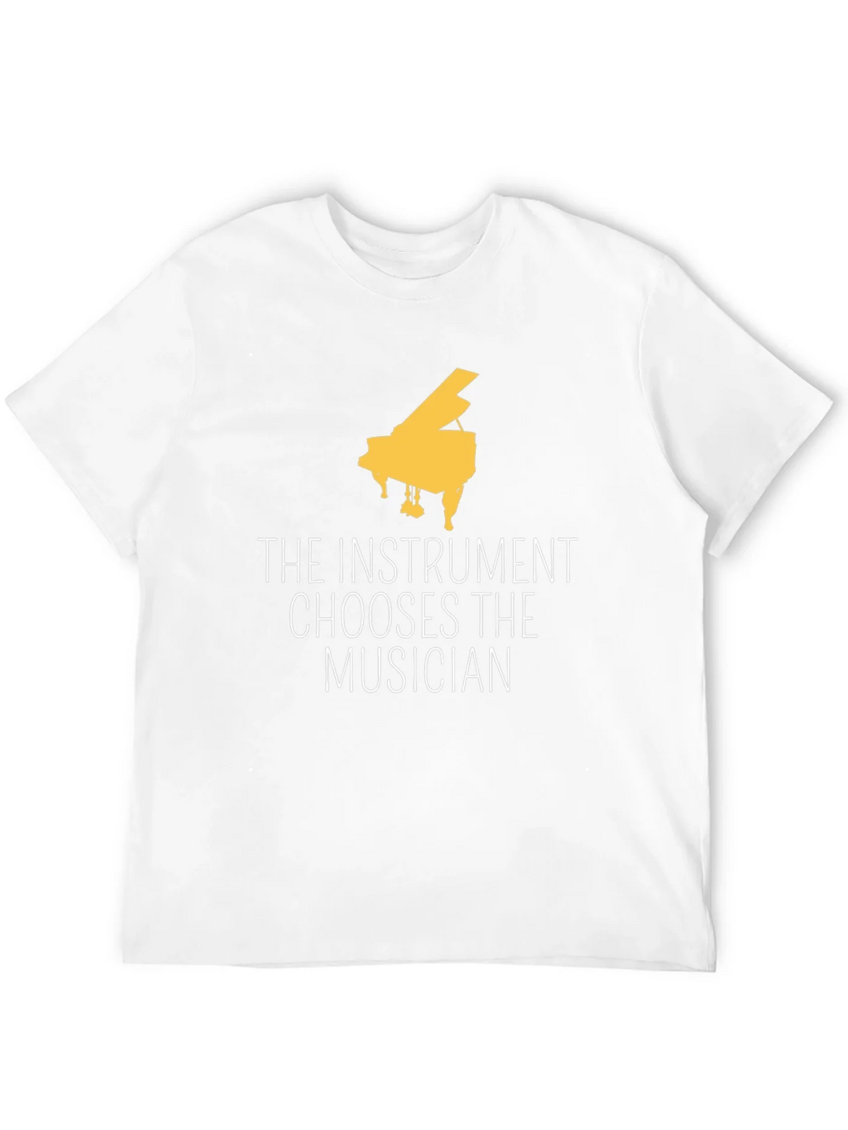 The Instrument Chooses Musician Black Tee product image 11