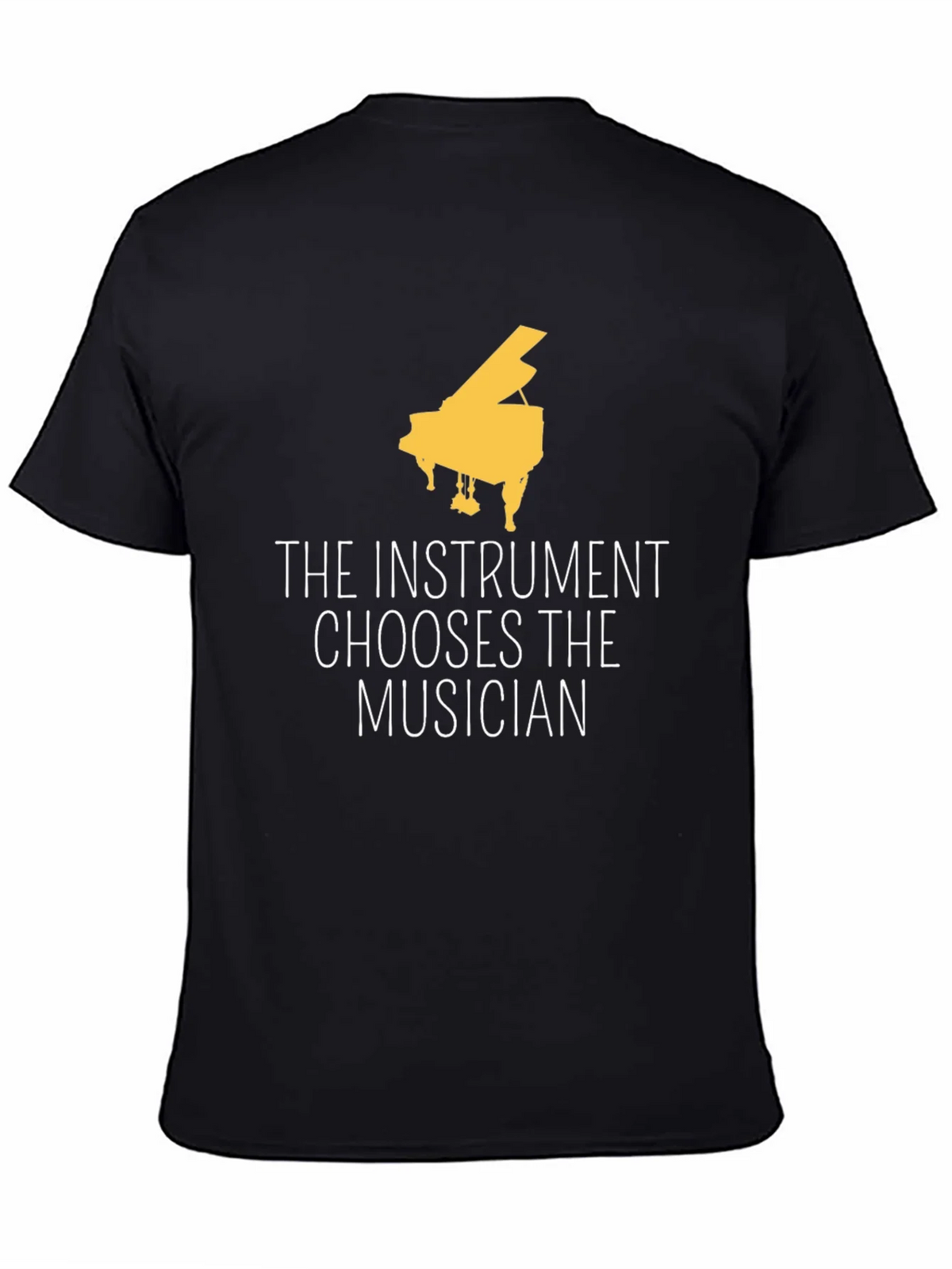 The Instrument Chooses Musician Black Tee product image 4