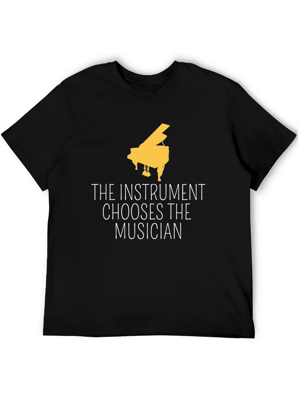 The Instrument Chooses Musician Black Tee product image 5