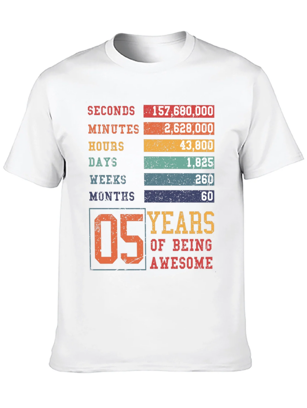 5 Years of Being Awesome Graphic Tee product image 9