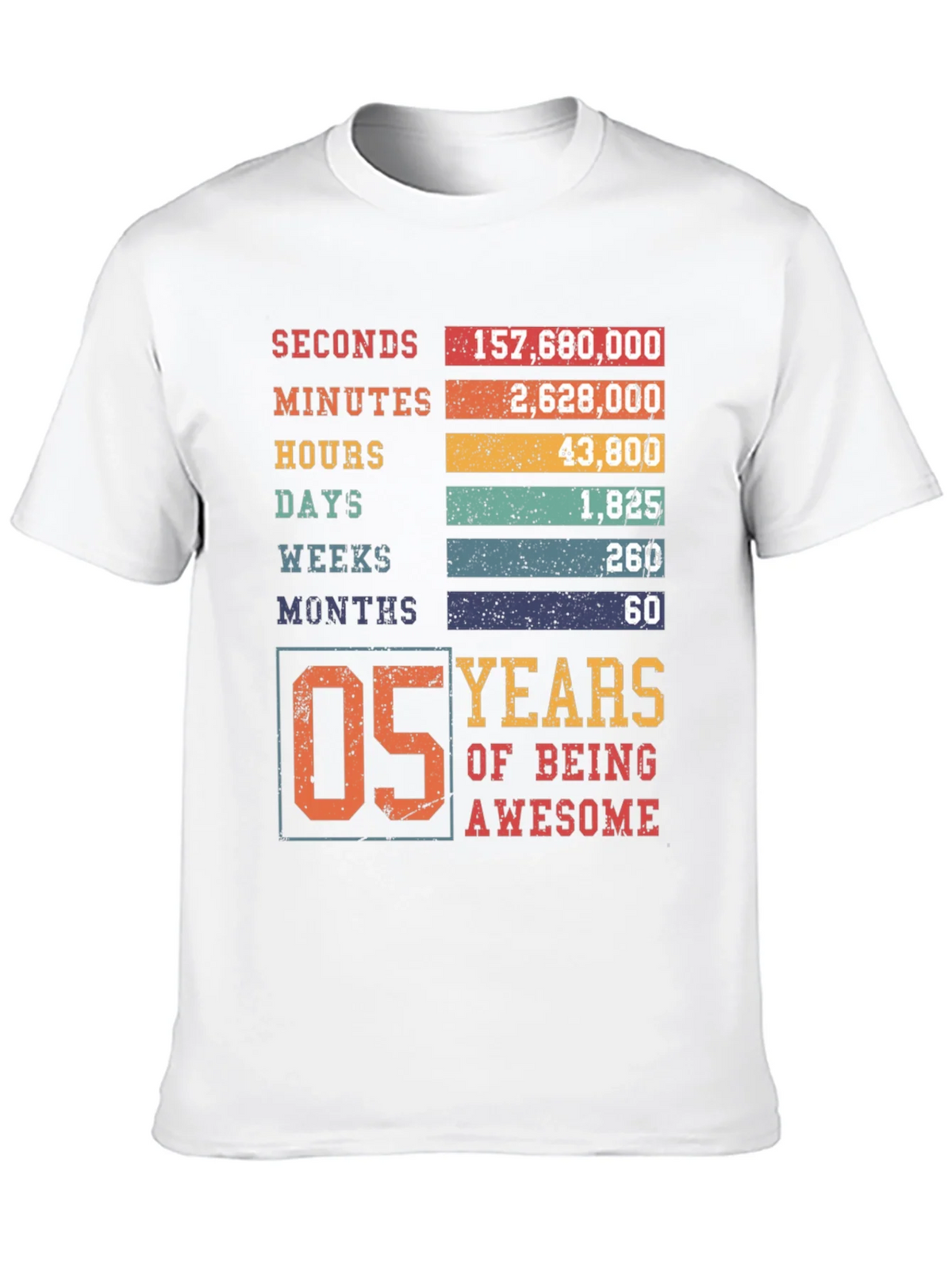 5 Years of Being Awesome Graphic Tee product image 9
