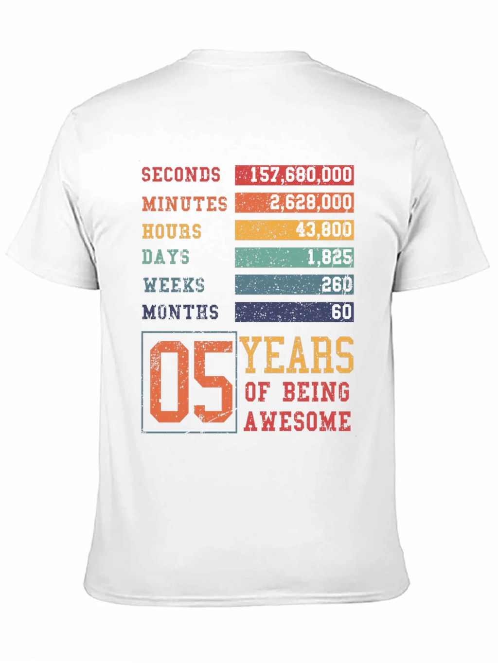 5 Years of Being Awesome Graphic Tee product image 10