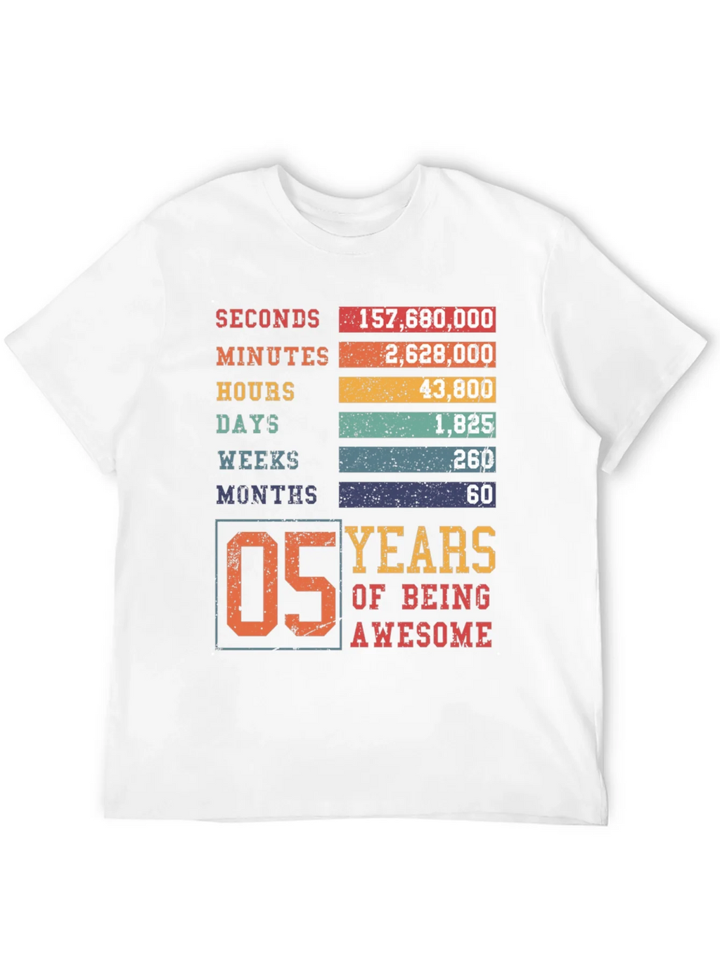 5 Years of Being Awesome Graphic Tee product image 11