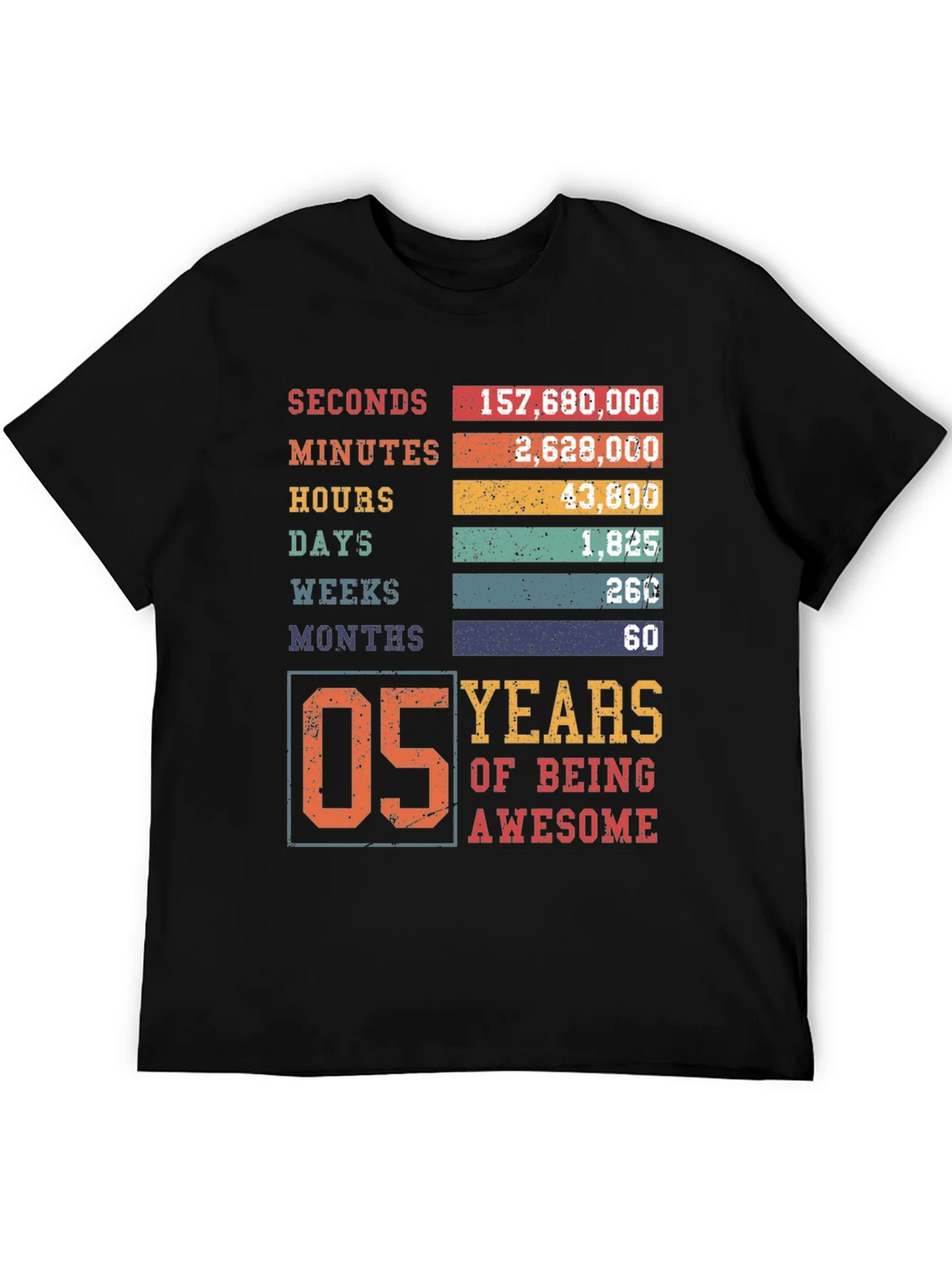 5 Years of Being Awesome Graphic Tee product image 5