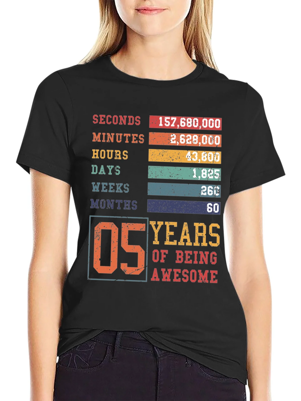 5 Years of Being Awesome Graphic Tee product image 2