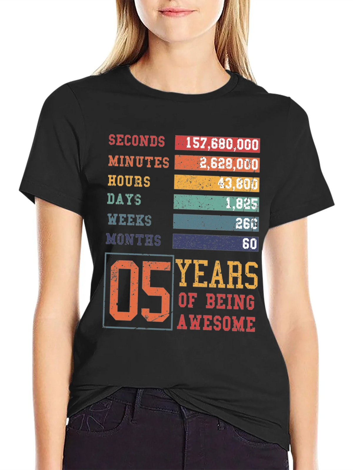 5 Years of Being Awesome Graphic Tee product image 2