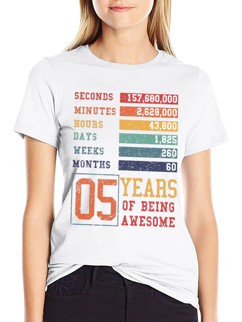 5 Years of Being Awesome Graphic Tee product image 8
