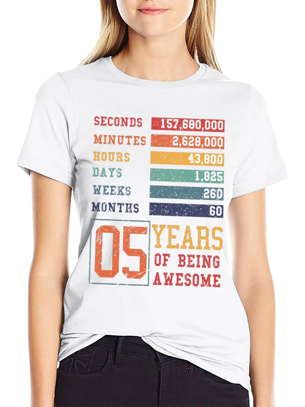 5 Years of Being Awesome Graphic Tee product image 8
