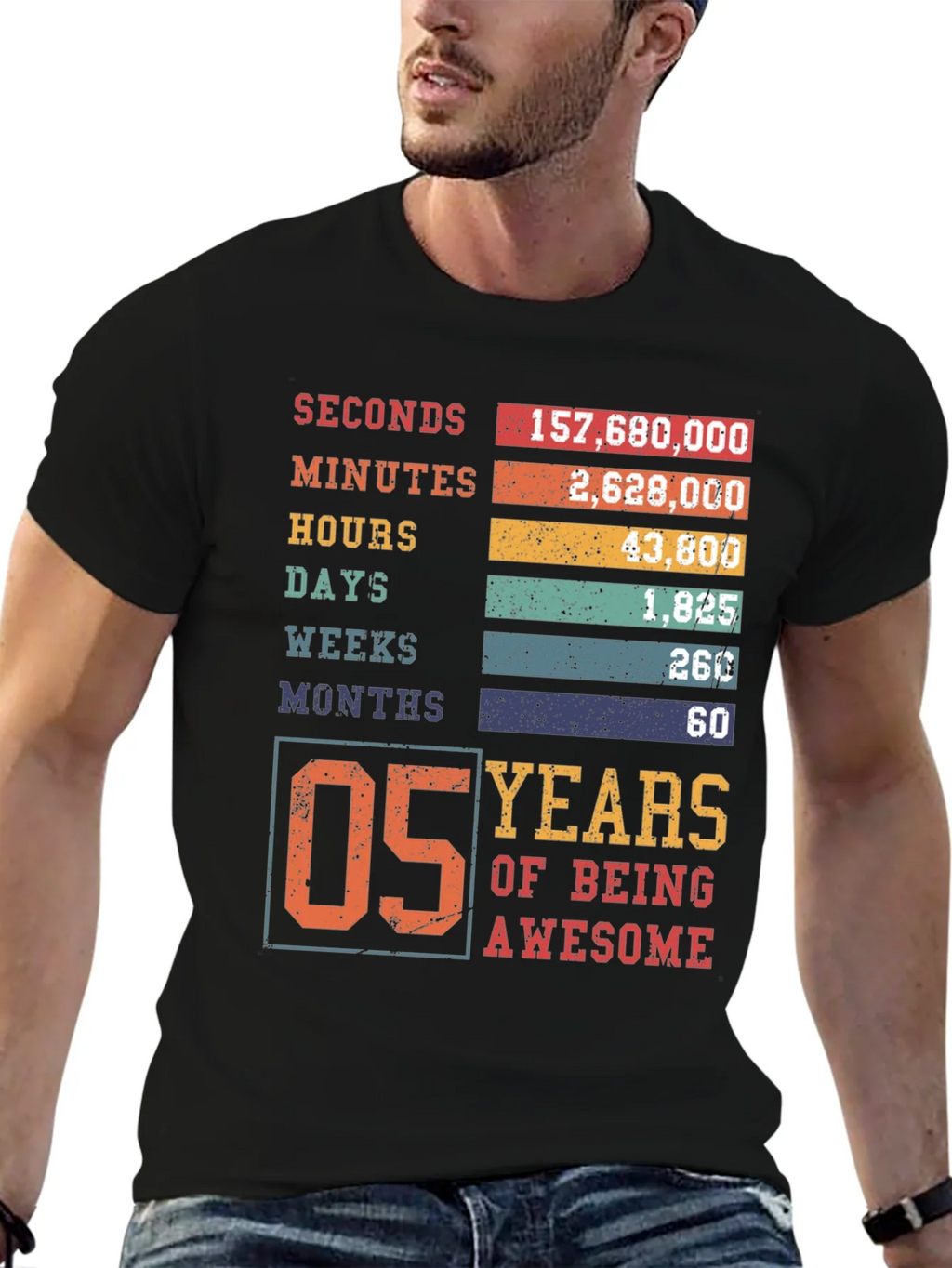 5 Years of Being Awesome Graphic Tee product image 6