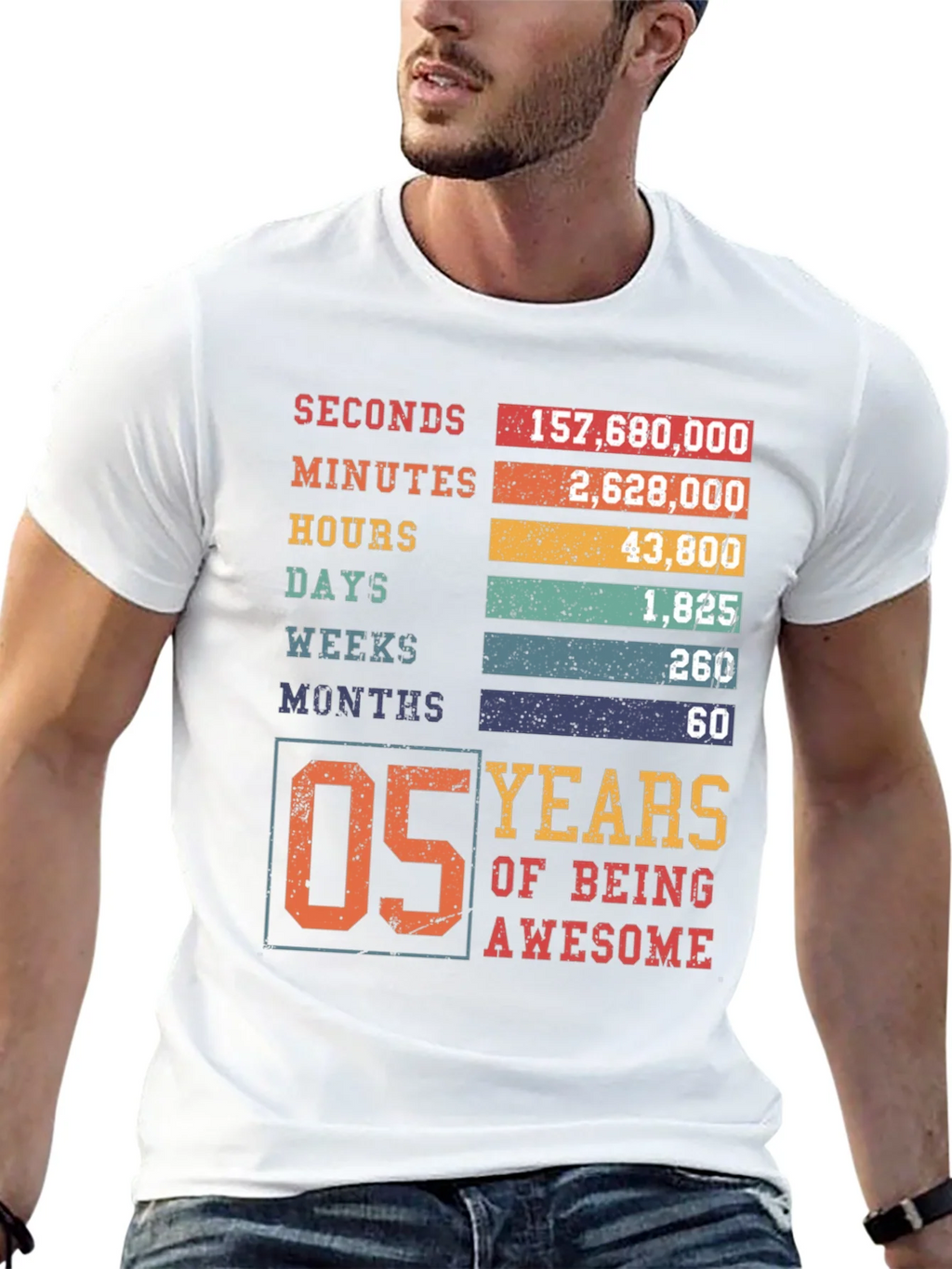 5 Years of Being Awesome Graphic Tee product image 12