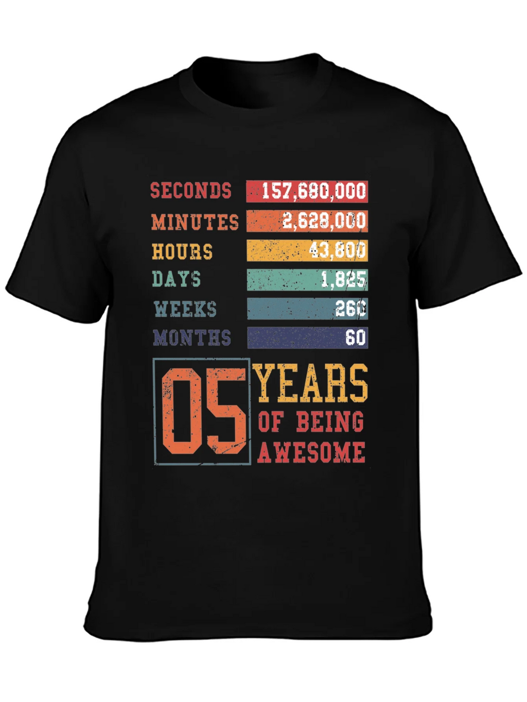 5 Years of Being Awesome Graphic Tee product image 3