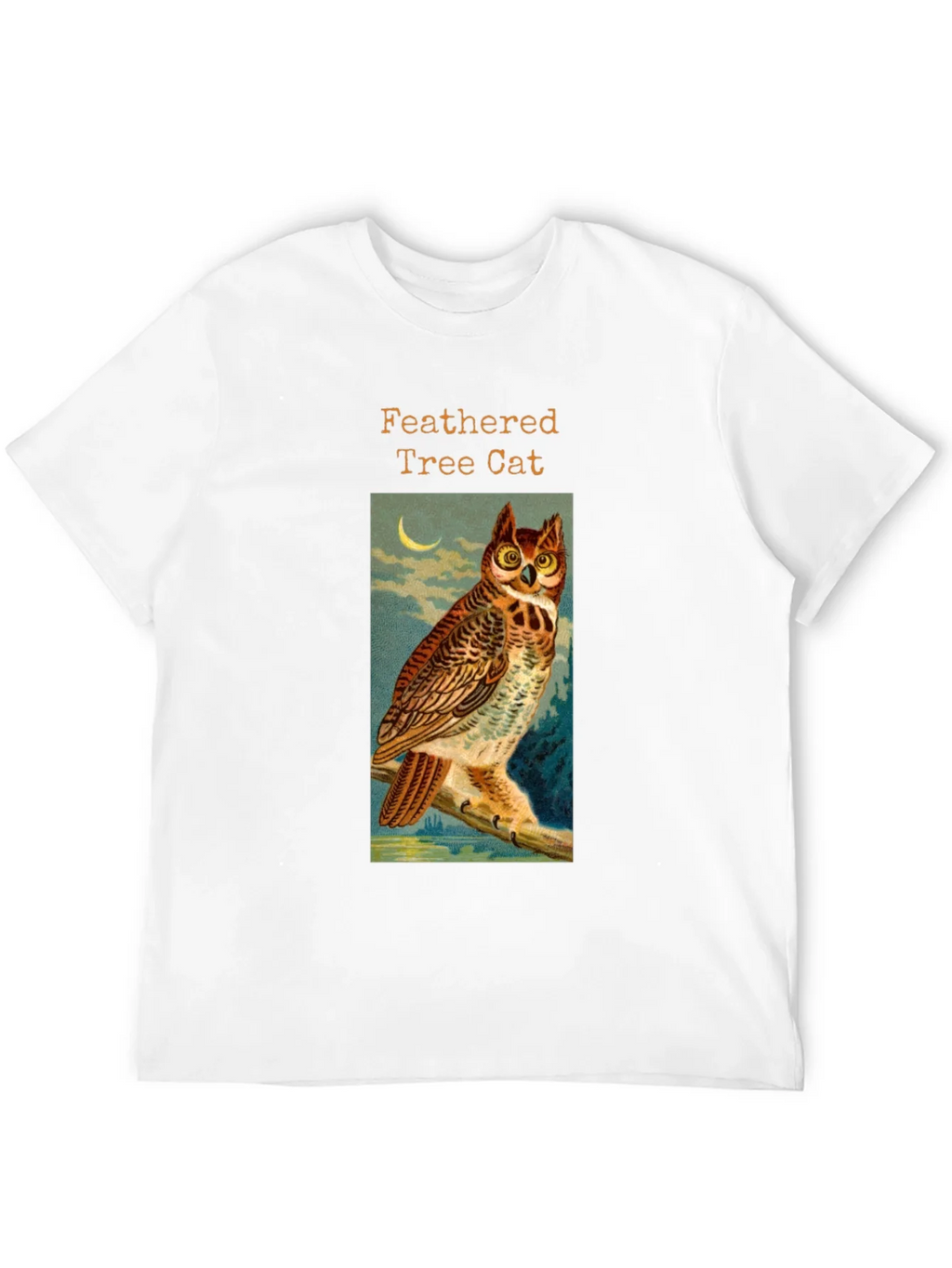 Feathered Tree Cat Owl T-Shirt product image 11