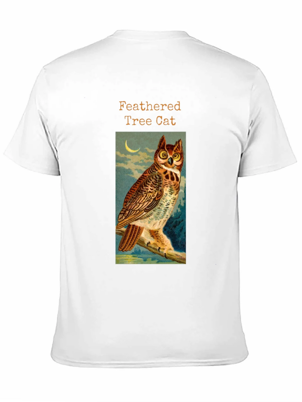 Feathered Tree Cat Owl T-Shirt product image 10