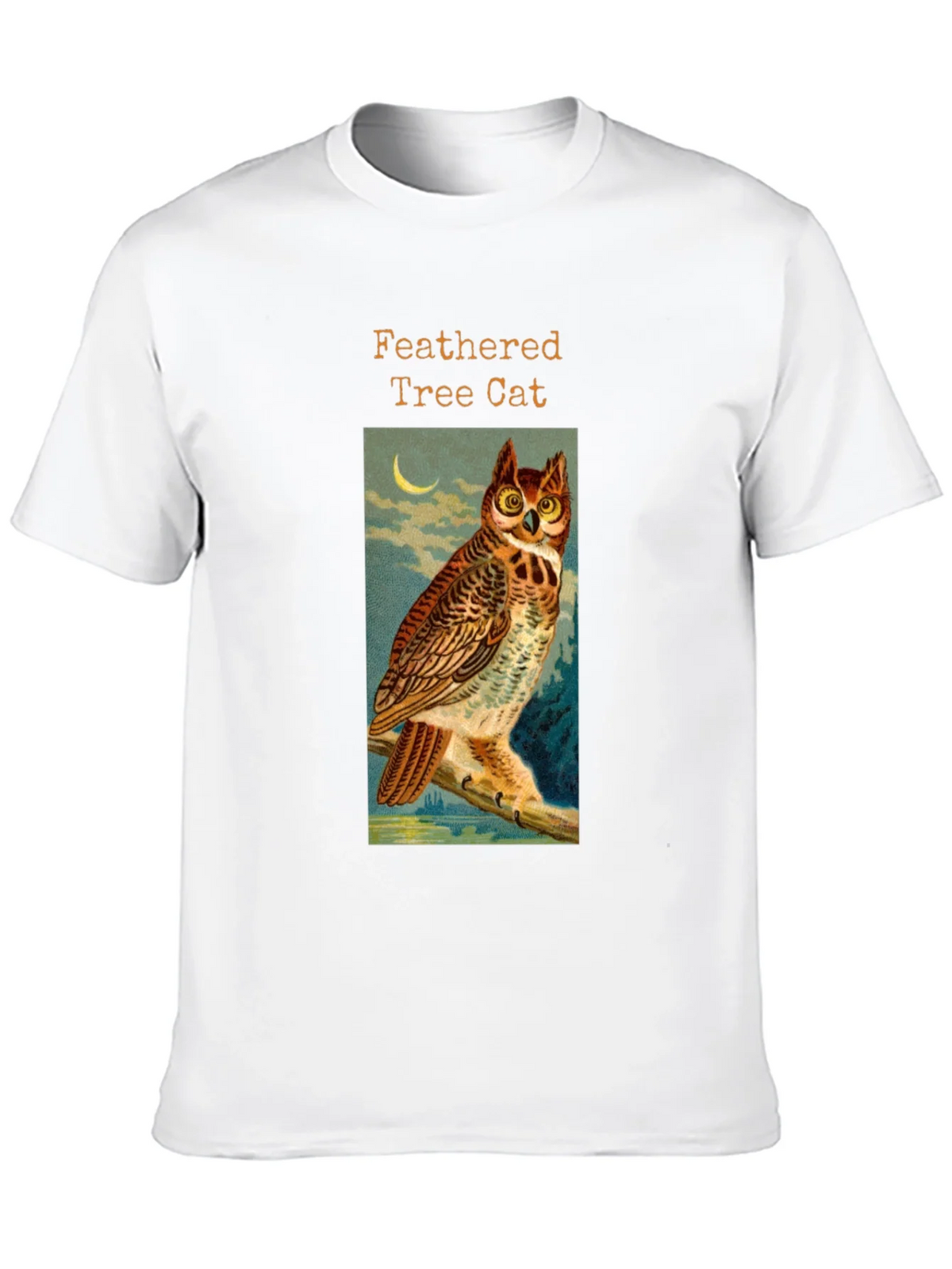 Feathered Tree Cat Owl T-Shirt product image 9