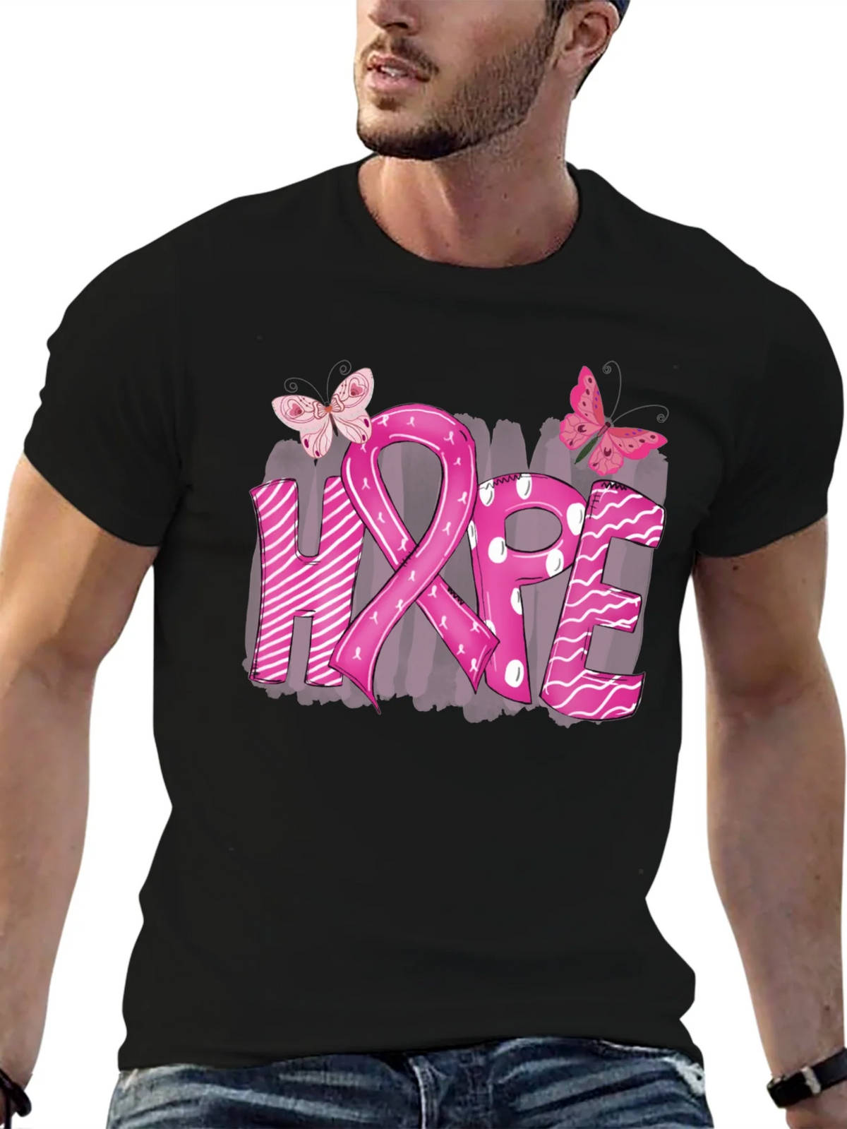 Hope Breast Cancer Awareness T-Shirt product image 6