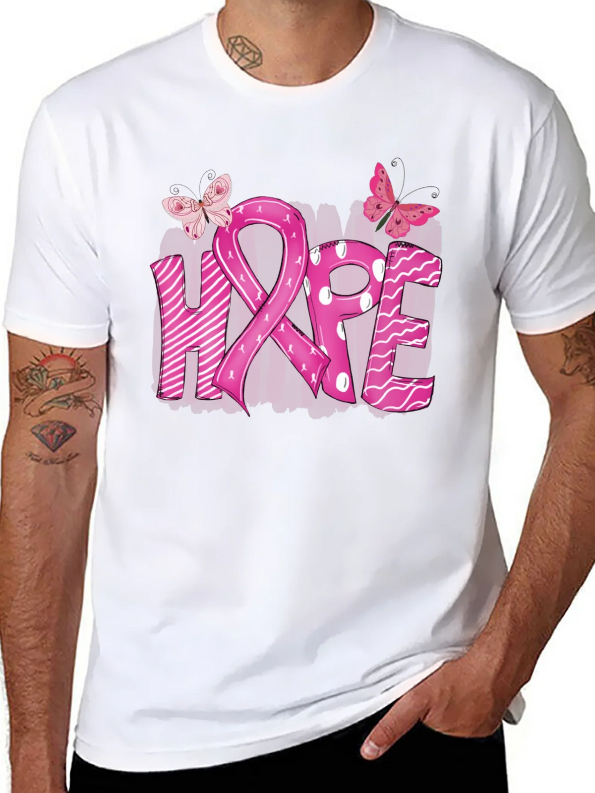 Hope Breast Cancer Awareness T-Shirt product image 7