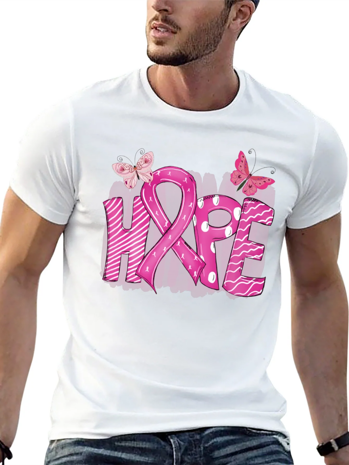 Hope Breast Cancer Awareness T-Shirt product image 11