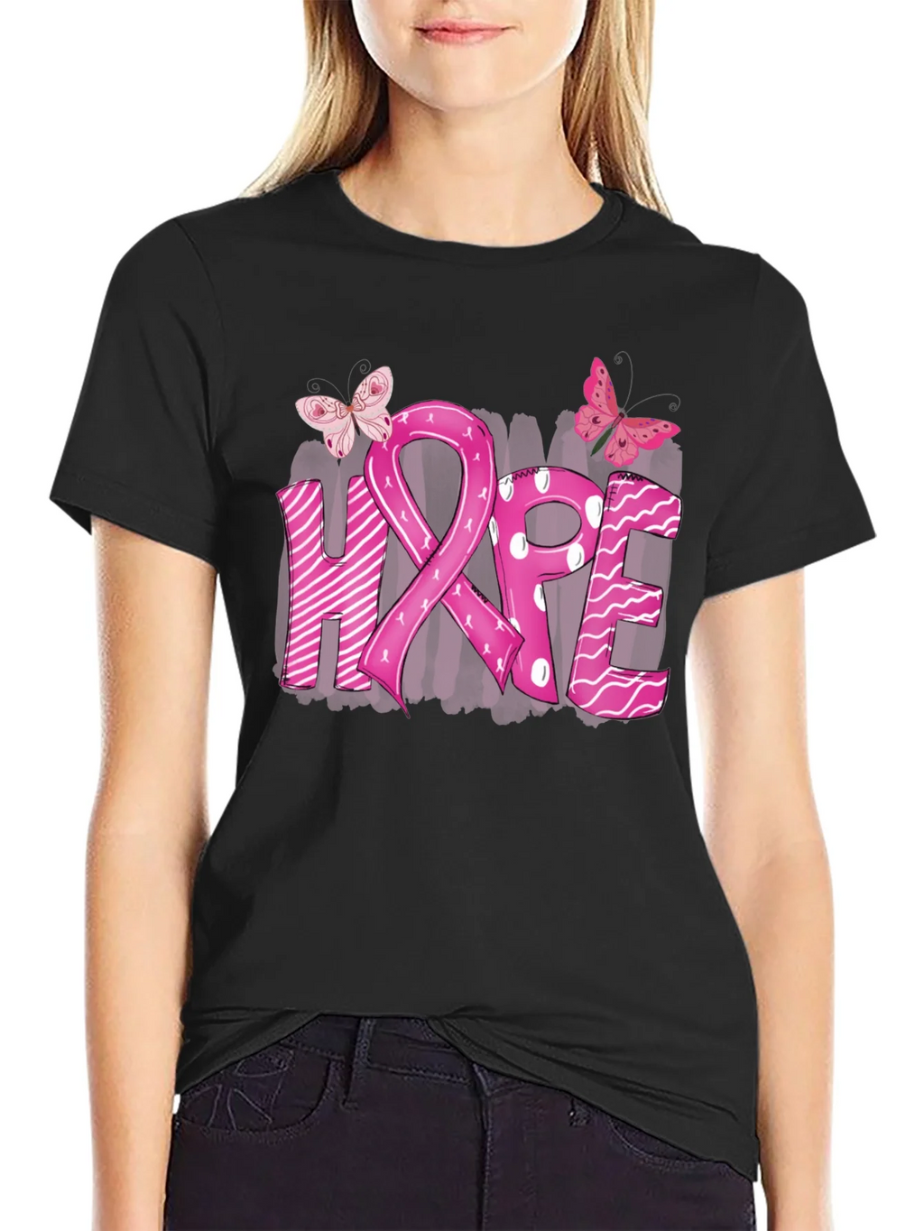 Hope Breast Cancer Awareness T-Shirt product image 2