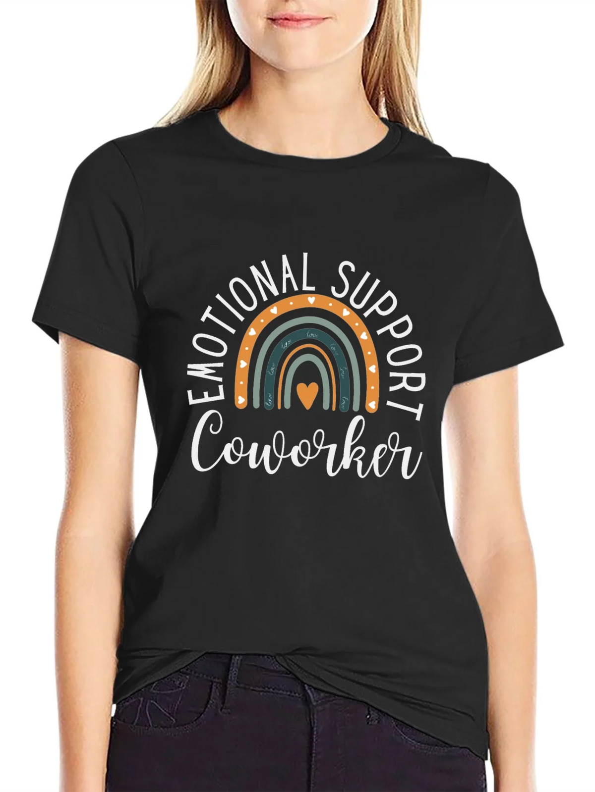 Emotional Support Coworker Graphic Tee product image 2