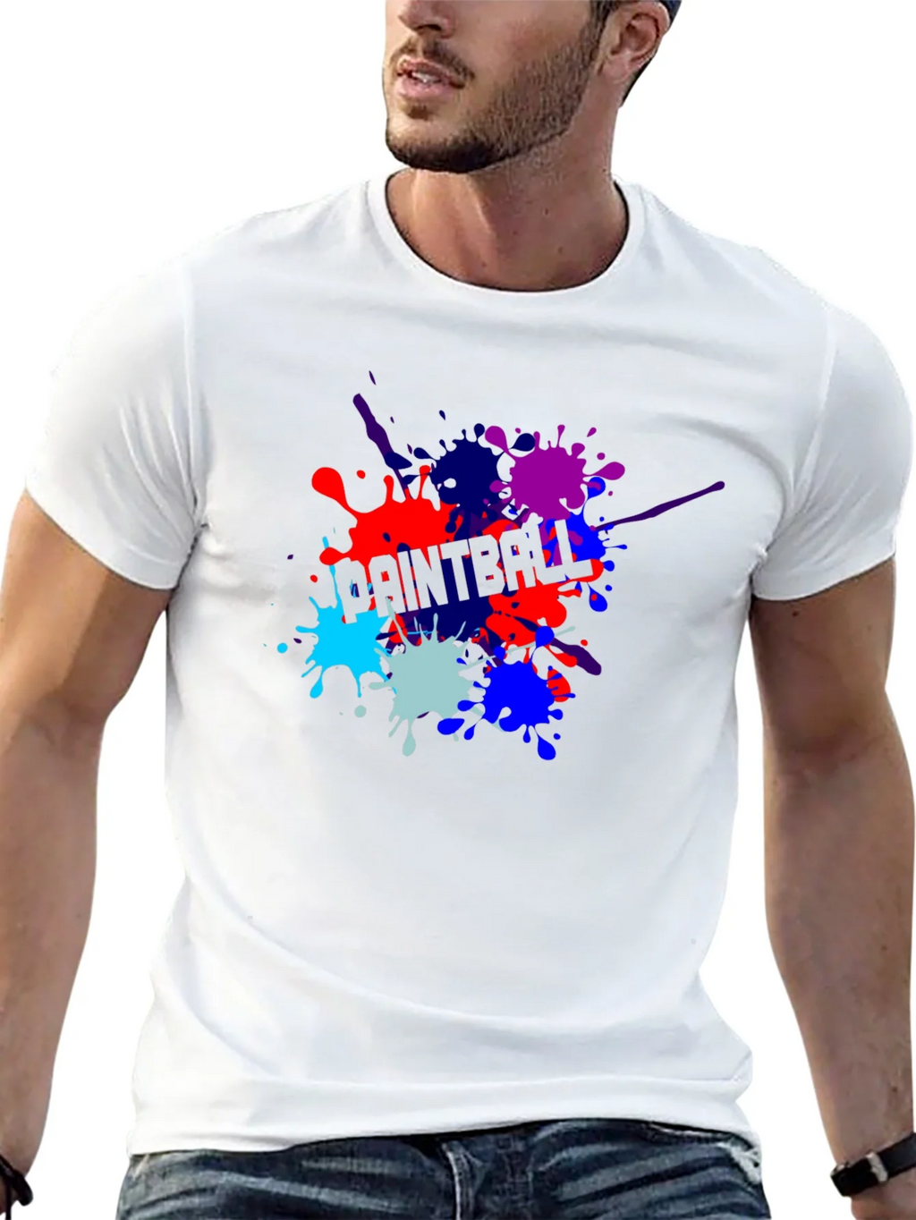 Paintball Splatter T-Shirt - Cool Graphic Tee product image 10