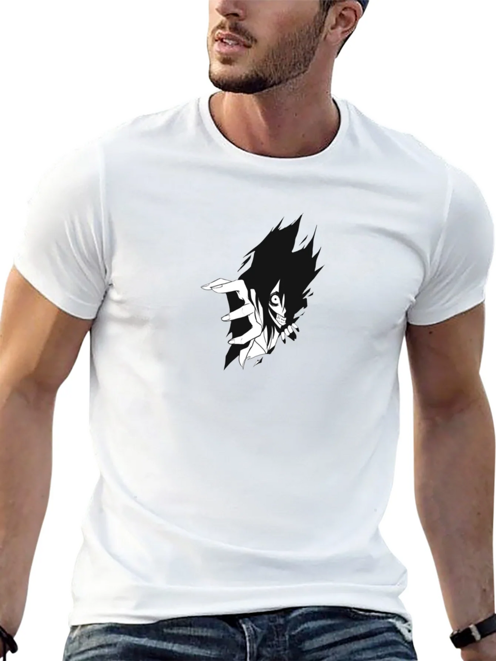 Creepy Anime Graphic Tee product image 11