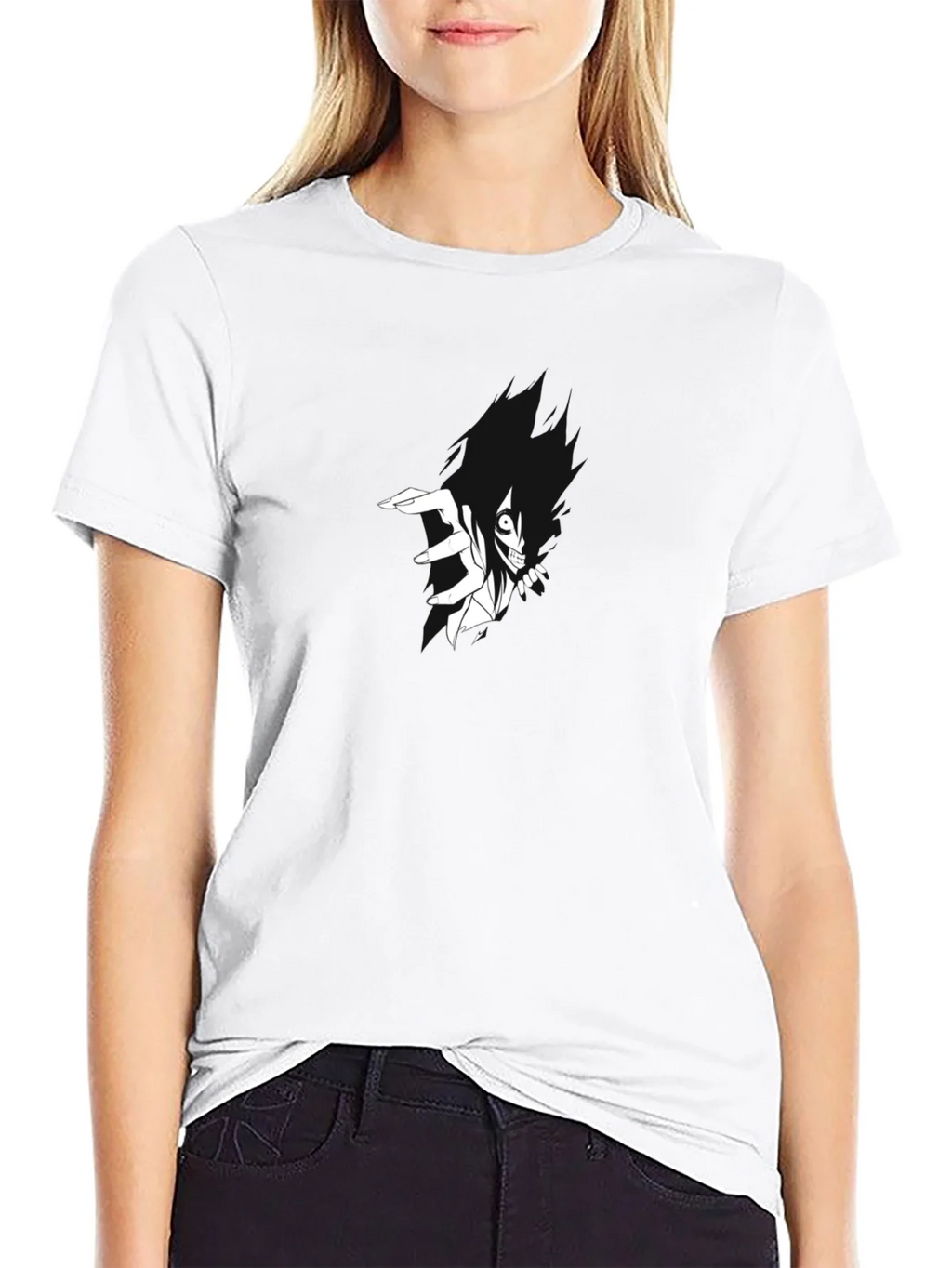 Creepy Anime Graphic Tee product image 8