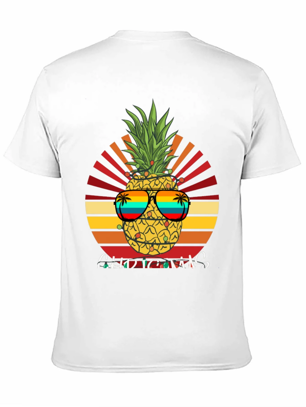 Festive Pineapple Christmas T-Shirt product image 10