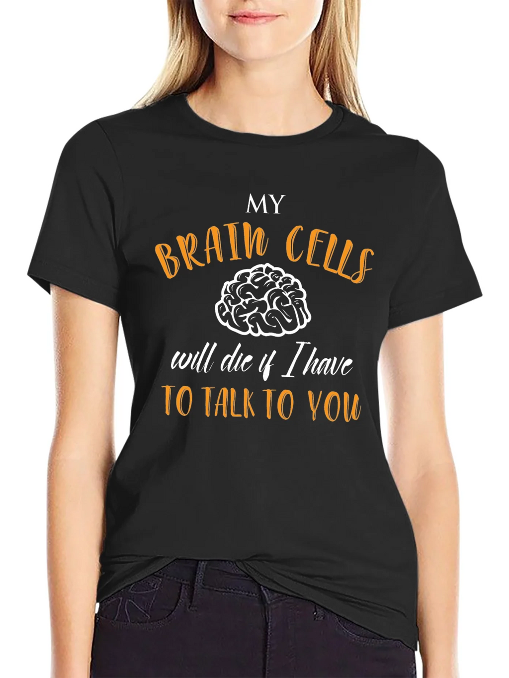 Funny Brain Cells Graphic Novelty T-Shirt product image 2