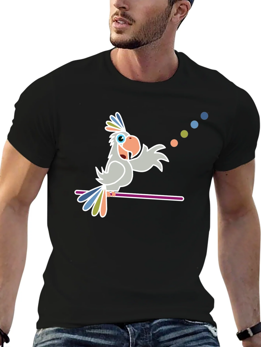 Parrot Juggling T-Shirt product image 5