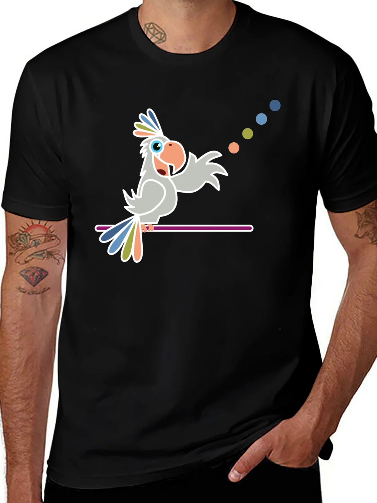 Parrot Juggling T-Shirt product image 1