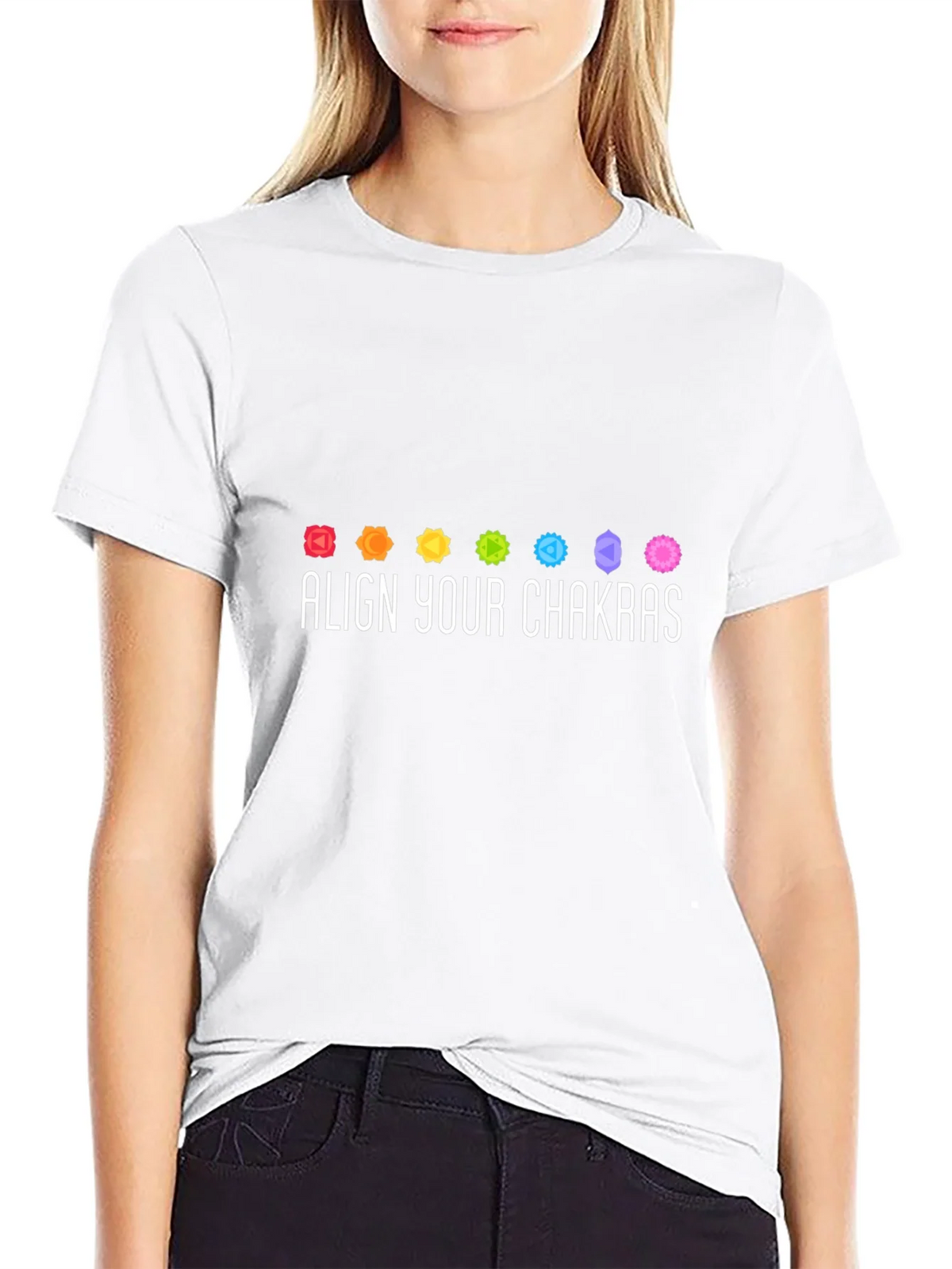 Align Your Chakras T-Shirt - Spiritual & Stylish product image 6
