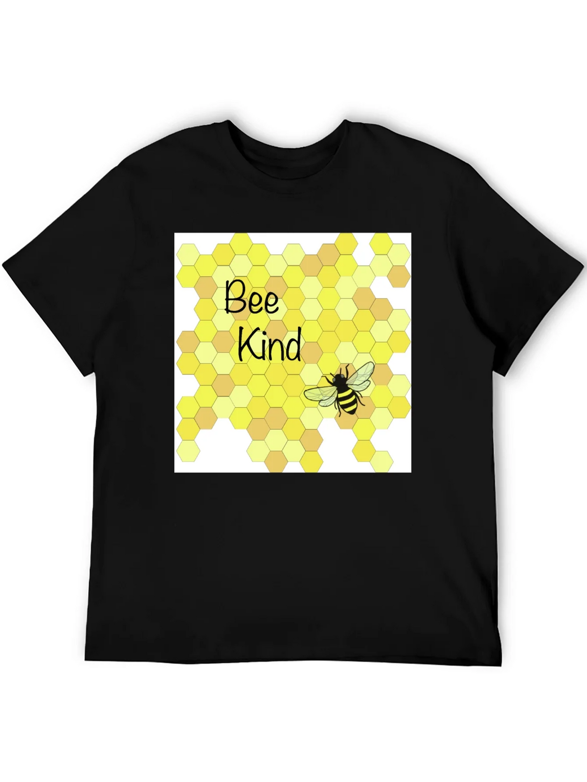 Bee Kind T-Shirt Honeycomb Graphic Tee product image 5