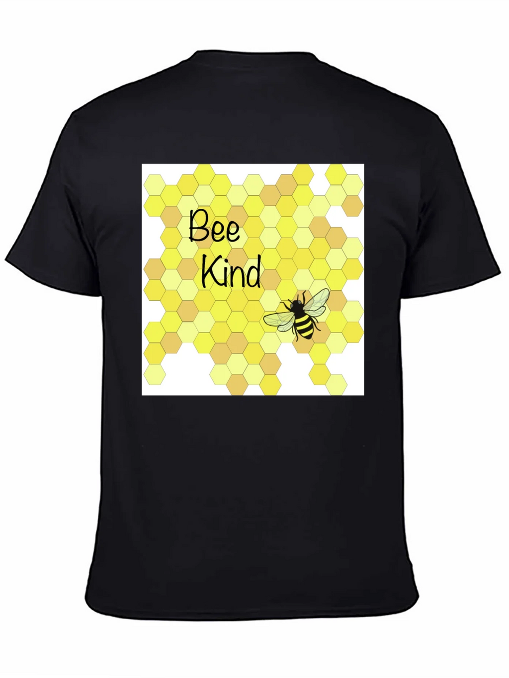 Bee Kind T-Shirt Honeycomb Graphic Tee product image 4